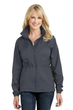 Ladies Core Colorblock Wind Jacket -Port Authority Shop 000c0cdf488959