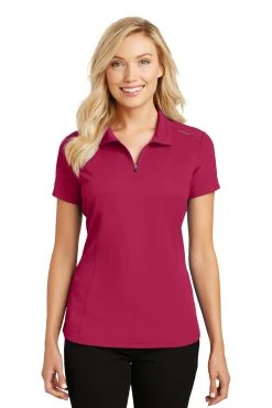 Ladies Pinpoint Mesh Zip Polo 18 Ladies Pinpoint Mesh Zip Polo -Port Authority Shop 01b20a19c03222