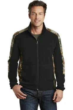 Camouflage Microfleece Full-Zip Jacket -Port Authority Shop 022eb2e6d90893