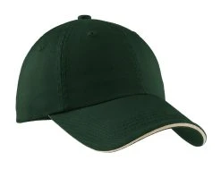 Unisex Sandwich Bill Cap With Striped Closure -Port Authority Shop 02d5580d88c0fc