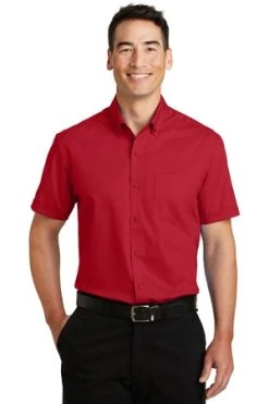 Short Sleeve SuperPro Twill Shirt -Port Authority Shop 041e9233a07031