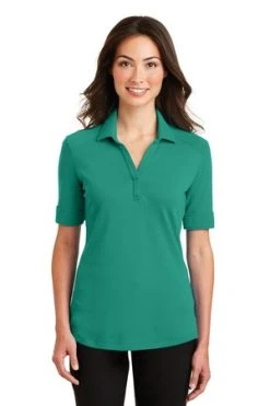 Ladies Silk Touch Interlock Performance Polo -Port Authority Shop 053dbbeef8eb27