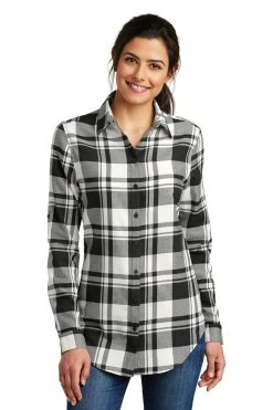 Ladies Plaid Flannel Tunic -Port Authority Shop 06b084da3b306c