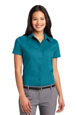 Ladies Short Sleeve Easy Care Shirt -Port Authority Shop 07d91e3e971a6a