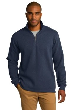 Adult Slub Fleece 1/4-Zip Pullover