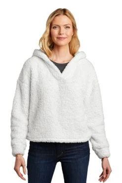 Ladies Cozy Fleece Hoodie -Port Authority Shop 0a3842f0bb5fdf