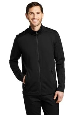 Adult Unisex Grid Fleece Jacket