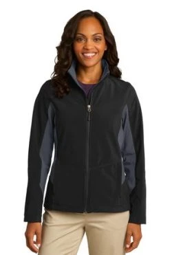 Ladies Core Colorblock Soft Shell Jacket