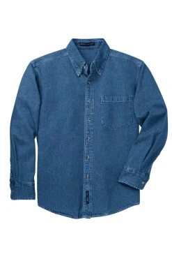 Unisex Heavyweight Denim Shirt -Port Authority Shop 0c3c0795ca8d4b
