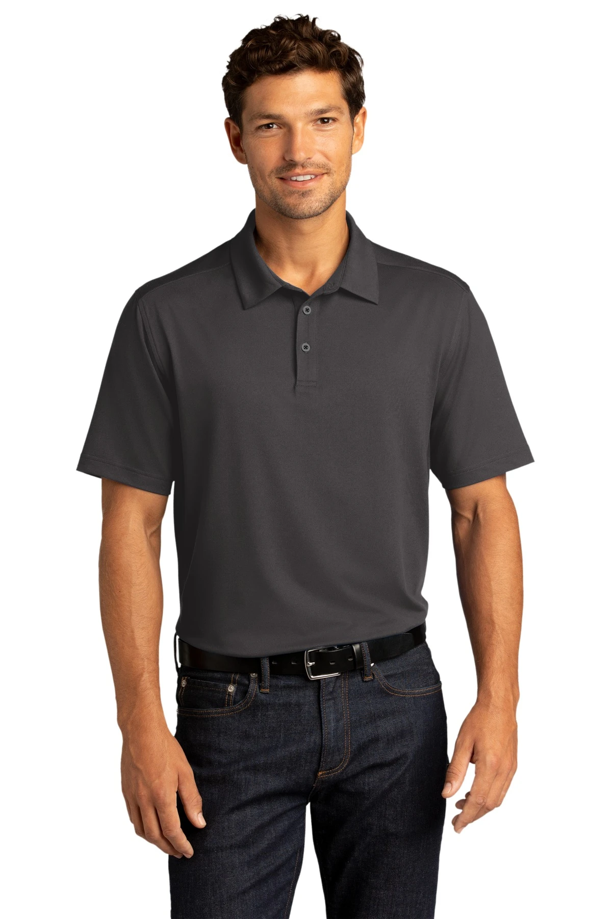 Unisex City Stretch Polo 6 Unisex City Stretch Polo - Image 4