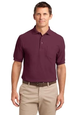 Tall Silk Touch Polo With Pocket 21 Tall Silk Touch Polo With Pocket -Port Authority Shop 1716bee37da76d