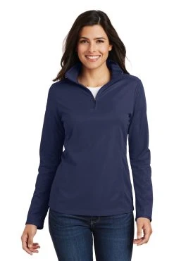 Ladies Pinpoint Mesh 1/2-Zip -Port Authority Shop 17859a65728f76