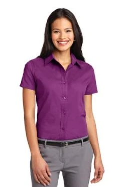 Ladies Short Sleeve Easy Care Shirt -Port Authority Shop 17c08b7793c677