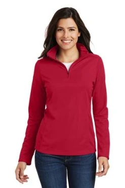 Ladies Pinpoint Mesh 1/2-Zip -Port Authority Shop 19f118f86820d0