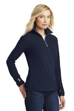 Ladies Microfleece 1/2-Zip Pullover -Port Authority Shop 1a8ec1a8c6bd55