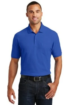 Core Classic Pique Pocket Polo -Port Authority Shop 1accabab53a3d9