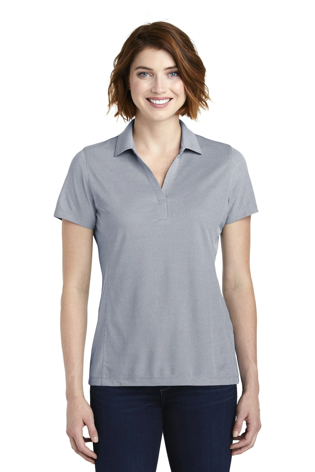 Ladies Poly Oxford Pique Polo 10 Ladies Poly Oxford Pique Polo - Image 8