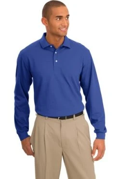 Rapid Dry Long Sleeve Polo -Port Authority Shop 1c72a174dcb50e