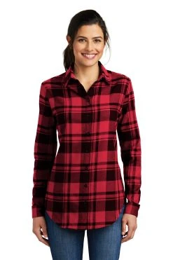 Ladies Plaid Flannel Tunic