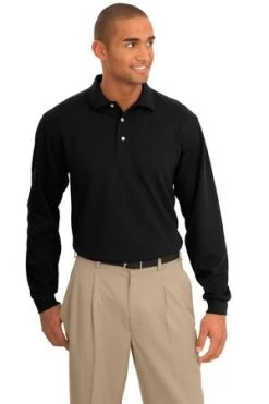 Rapid Dry Long Sleeve Polo -Port Authority Shop 1ccf8ed6c66f08