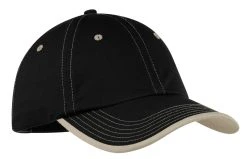 Unisex Vintage Washed Contrast Stitch Cap -Port Authority Shop 1d5f0656370272