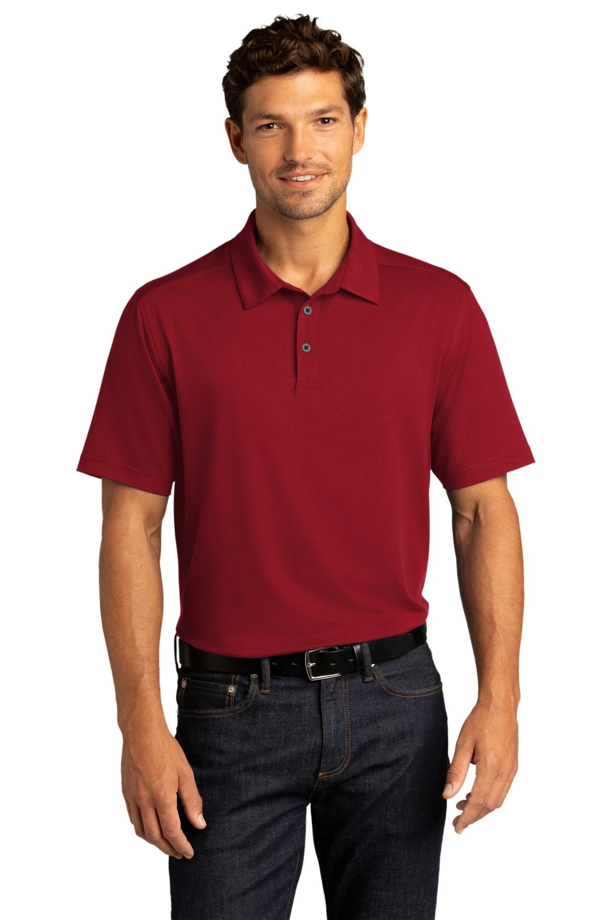 Unisex City Stretch Polo 7 Unisex City Stretch Polo - Image 5