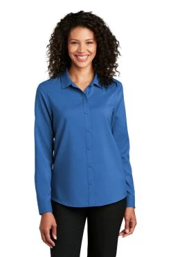 Ladies Long Sleeve Performance Staff Shirt -Port Authority Shop 2005eb74f0e176