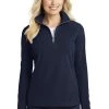 Ladies Microfleece 1/2-Zip Pullover