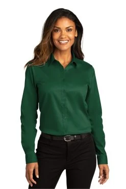 Ladies Long Sleeve SuperPro React Twill Shirt 30 Ladies Long Sleeve SuperPro React Twill Shirt -Port Authority Shop 27d759f2c5a5fe