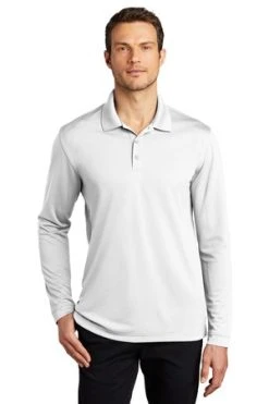 Dry Zone UV Micro-Mesh Long Sleeve Polo -Port Authority Shop 294528fa834a08