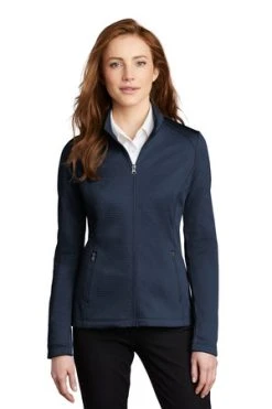 Ladies Diamond Heather Fleece Full-Zip Jacket -Port Authority Shop 2a2a401132ab28