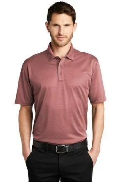 Adult Unisex Heathered Silk Touch Performance Polo -Port Authority Shop 2bb74628dee8fe