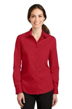 Ladies SuperPro Twill Shirt -Port Authority Shop 2da94453aa7794