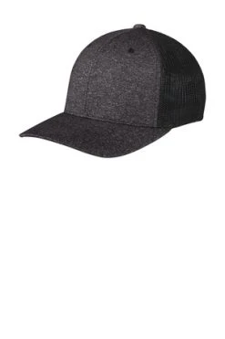 Unisex Flexfit Melange Mesh Back Trucker Cap