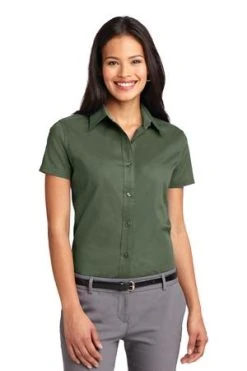 Ladies Short Sleeve Easy Care Shirt -Port Authority Shop 331b35e1798591