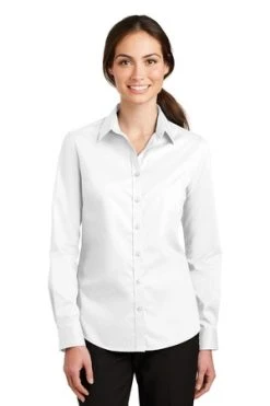 Ladies SuperPro Twill Shirt -Port Authority Shop 3378f7d9ace9c2