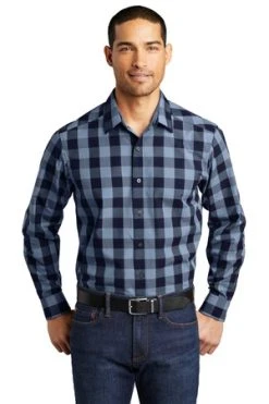Adult Unisex Everyday Plaid Shirt -Port Authority Shop 339bfc61a9790c