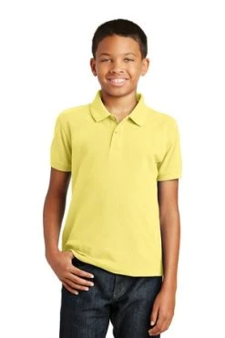 Youth Unisex Core Classic Pique Polo -Port Authority Shop 349ab6d929f7bf