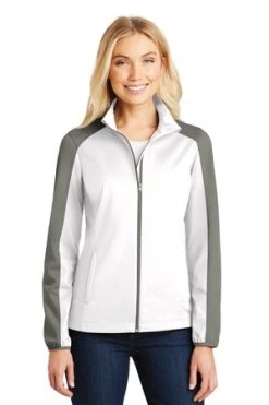 Ladies Active Colorblock Soft Shell Jacket -Port Authority Shop 36c800025df509