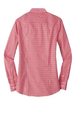 Ladies Long Sleeve Gingham Easy Care Shirt -Port Authority Shop 3897584088d5a6