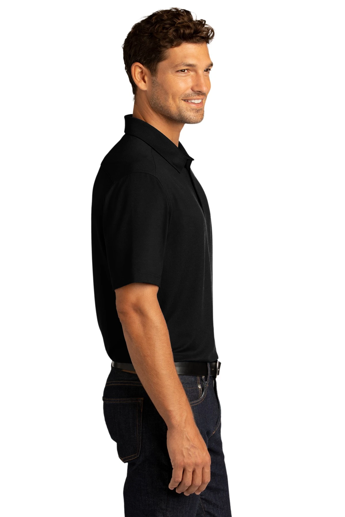 Unisex City Stretch Polo 4 Unisex City Stretch Polo - Image 2