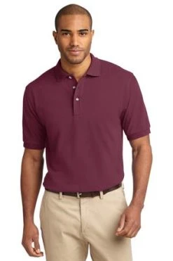 Heavyweight Cotton Pique Polo -Port Authority Shop 39371055cb2a55