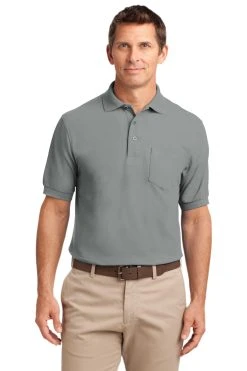 Silk Touch Polo With Pocket 21 Silk Touch Polo With Pocket -Port Authority Shop 39af08daf5299b