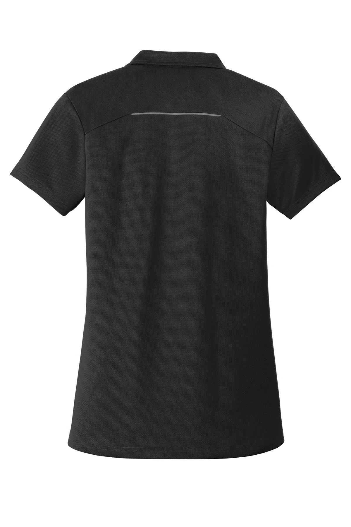 Ladies Pinpoint Mesh Zip Polo 5 Ladies Pinpoint Mesh Zip Polo - Image 3