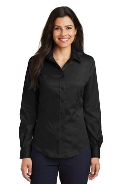 Ladies Non-Iron Twill Shirt -Port Authority Shop 3e38ea366bef4a