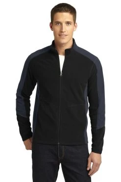 Colorblock Microfleece Jacket -Port Authority Shop 3e3b6b45dcca9f