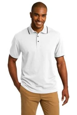 Rapid Dry Tipped Polo -Port Authority Shop 3f23f593e782c4