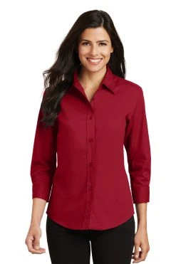 Ladies 3/4-Sleeve Easy Care Shirt -Port Authority Shop 3fbae5363763d2