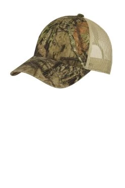 Unisex Unstructured Camouflage Mesh Back Cap -Port Authority Shop 40b8050bf3c93e