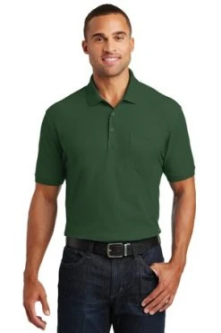 Core Classic Pique Pocket Polo -Port Authority Shop 457aa95893426f